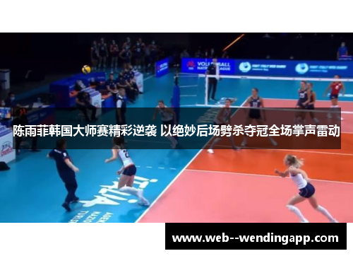 陈雨菲韩国大师赛精彩逆袭 以绝妙后场劈杀夺冠全场掌声雷动
